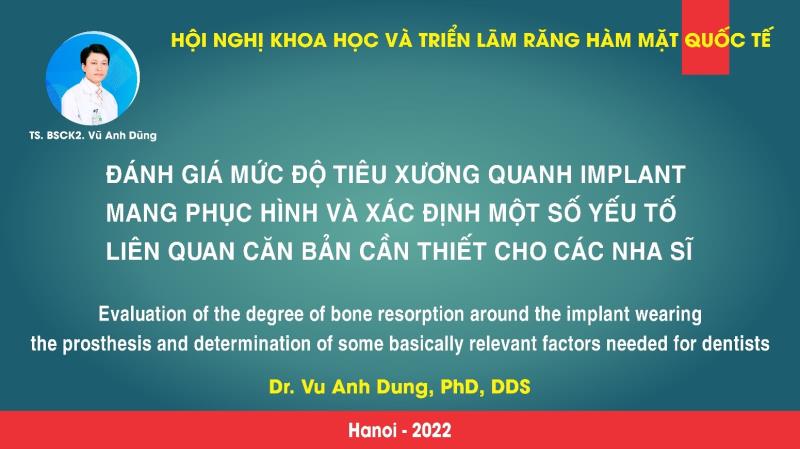 Hội nghị khoa học & triển lãm Răng hàm mặt Quốc tế 2022 (Vietnam International Dental Exhibition & Congress 2022/ VIDEC 2022)