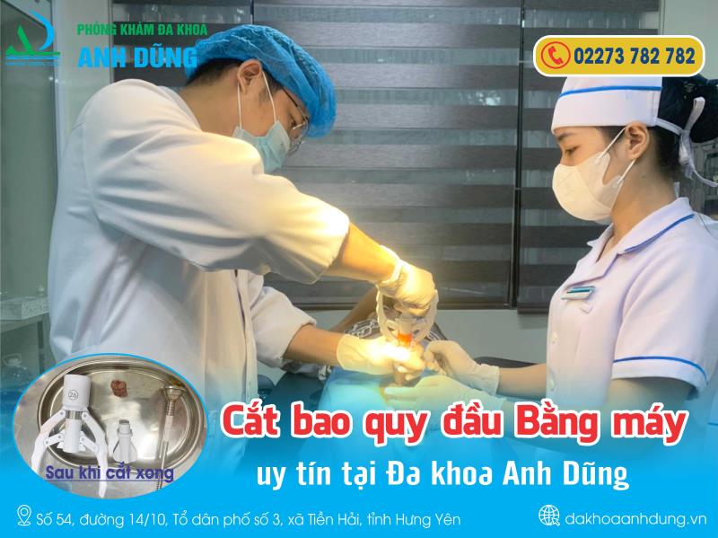 DỊCH VỤ CẮT BAO QUY ĐẦU BẰNG MÁY SURKER – AN TOÀN, NHANH GỌN, ÍT ĐAU